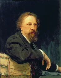 Portret autora hrabiego Aleksieja K. Tołstoja (1817-1875), 1896